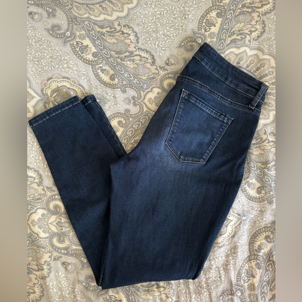 The Limited Mid Rise Dark Wash Jeans
